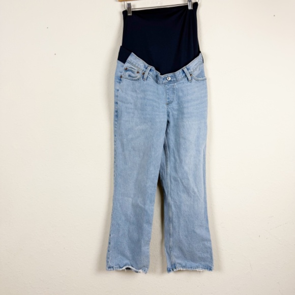 Abercrombie & Fitch The Baggy Maternity Jeans Size 0s - Picture 1 of 6